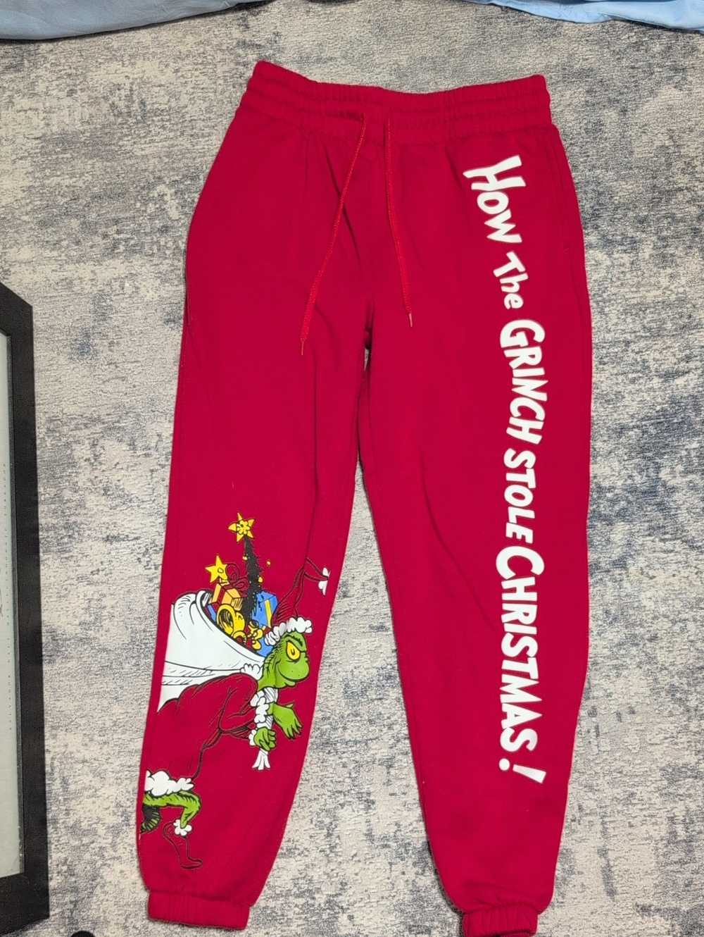 The Grinch Red Graphic Joggers